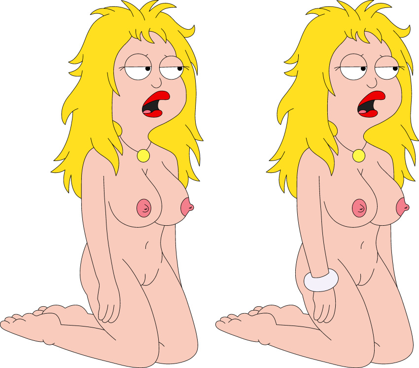 american_dad francine_smith mouth_open nude on_knees shaved_pussy