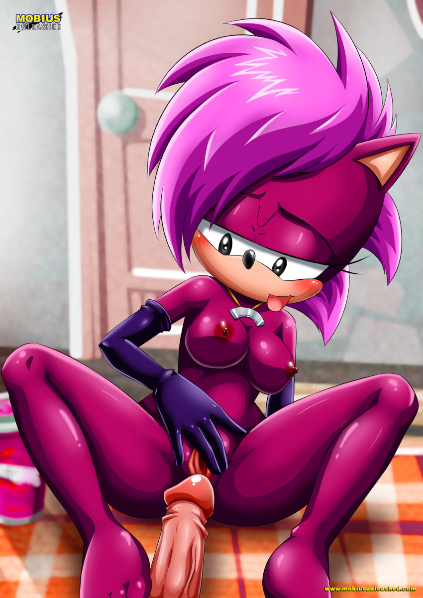 1girl bbmbbf mobius_unleashed palcomix pink_fur sega sonia_the_hedgehog sonic_(series) sonic_the_hedgehog_(series) sonic_underground tagme