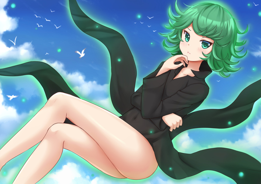 1girl female_only half_naked one-punch_man solo solo_female tatsumaki