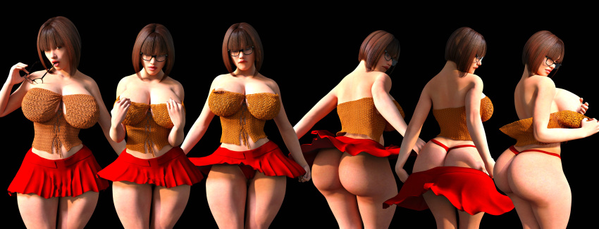 ass breasts scooby-doo skirt thong velma_dinkley