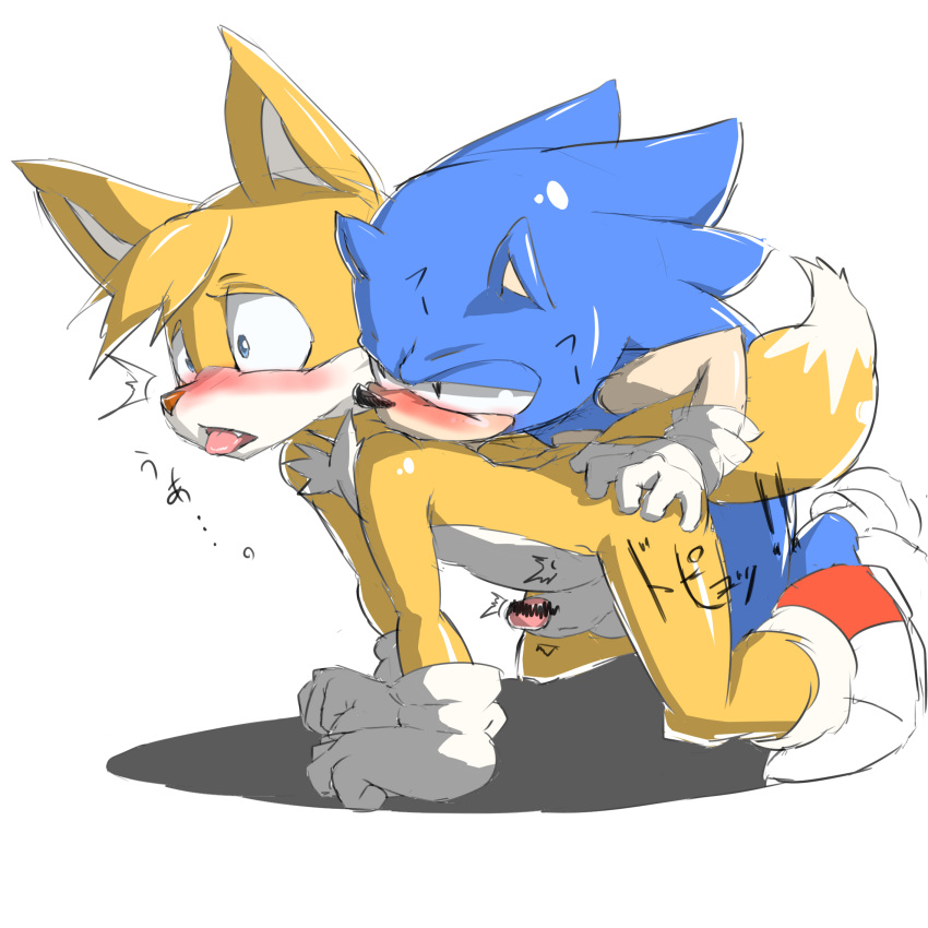 anal anal_penetration anthro canine duo fox furry giga_(artist) hedgehog male male/male mammal miles_"tails"_prower penetration penis sega sonic_the_hedgehog