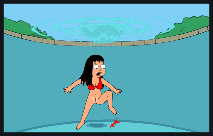 american_dad bikini hayley_smith nude pool pussy tan_line underwater wardrobe_malfunction