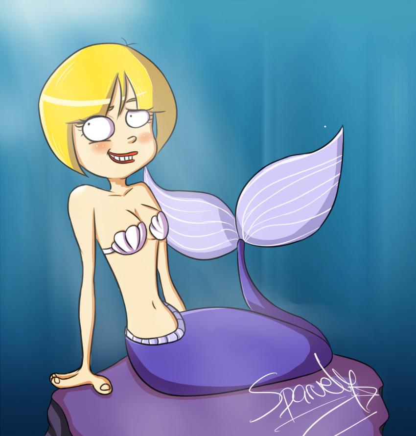 big_breasts breasts cleavage ed,_edd,_'n'_eddy mermaid nazz sparvely underwater