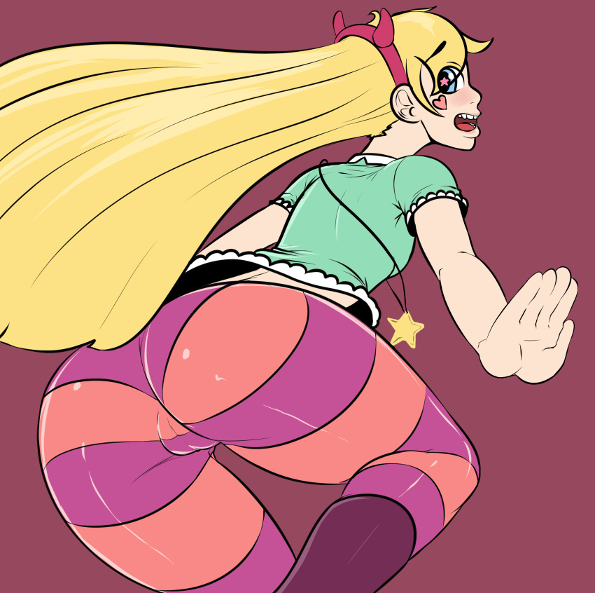 ass blonde_hair blue_eyes breasts cameltoe star_butterfly star_vs_the_forces_of_evil tra169