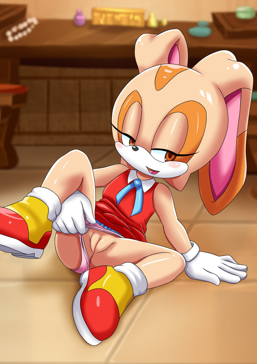 1girl bbmbbf cream_the_rabbit mobius_unleashed palcomix pussy sega sonic_(series) sonic_the_hedgehog_(series) tagme