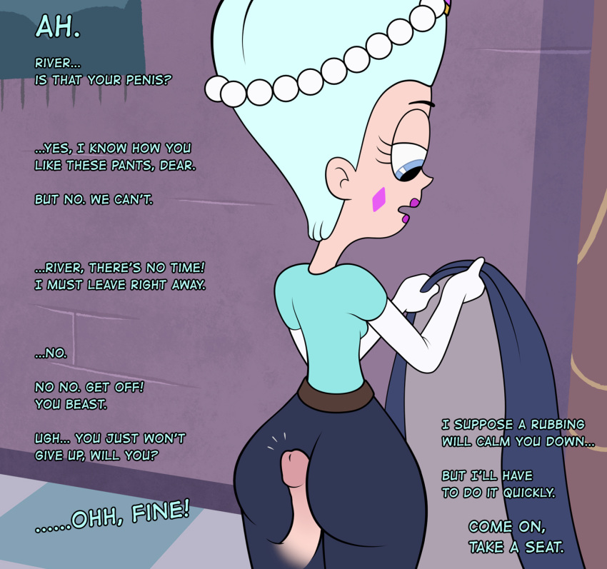anonymous buttjob caption clothed_sex disney english king_butterfly love-star lovestar_(artist) queen_butterfly river_johanson star_vs_the_forces_of_evil text tumblr