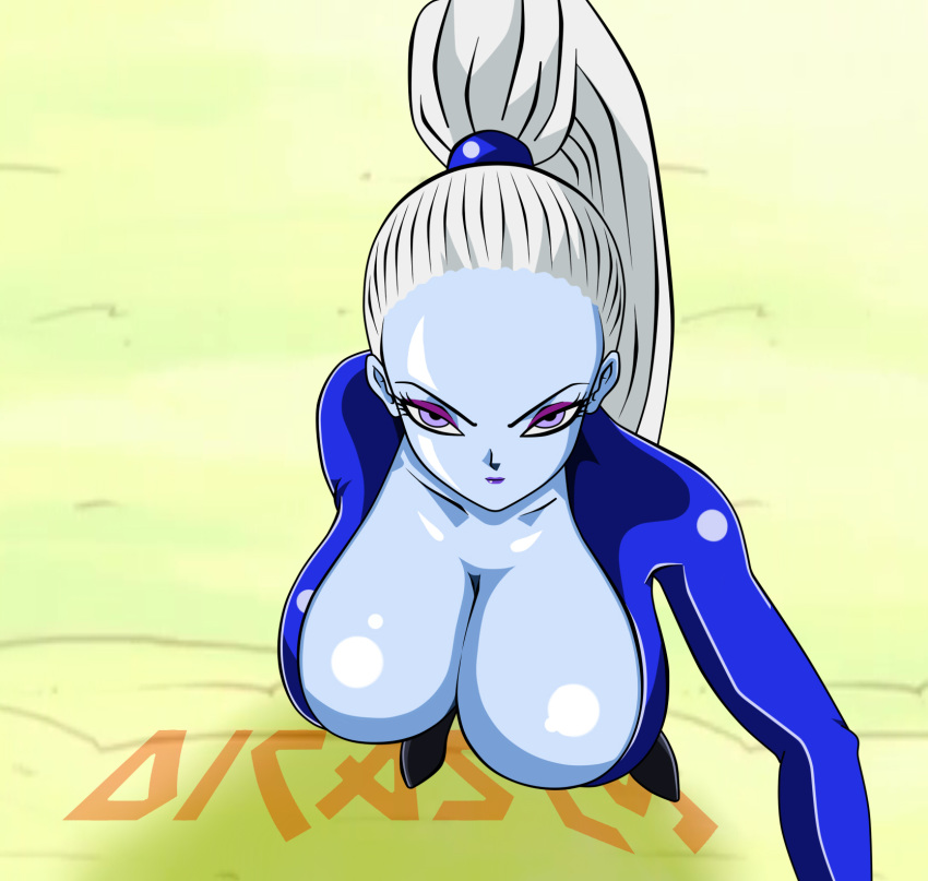 ass big_ass big_breasts bodysuit breasts cleavage dicasty dicasty1 dragon_ball dragon_ball_super dragon_ball_z female solo vados