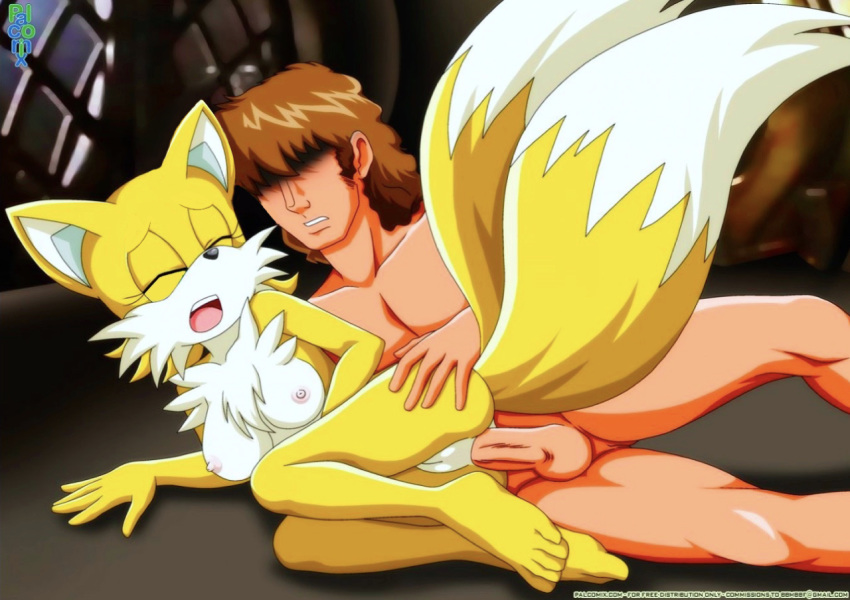 anal bbmbbf big_breasts big_penis duo edit female_anthro fox human/anthro male/female nipples nude on_floor palcomix pussy rape sex two_tone_fur