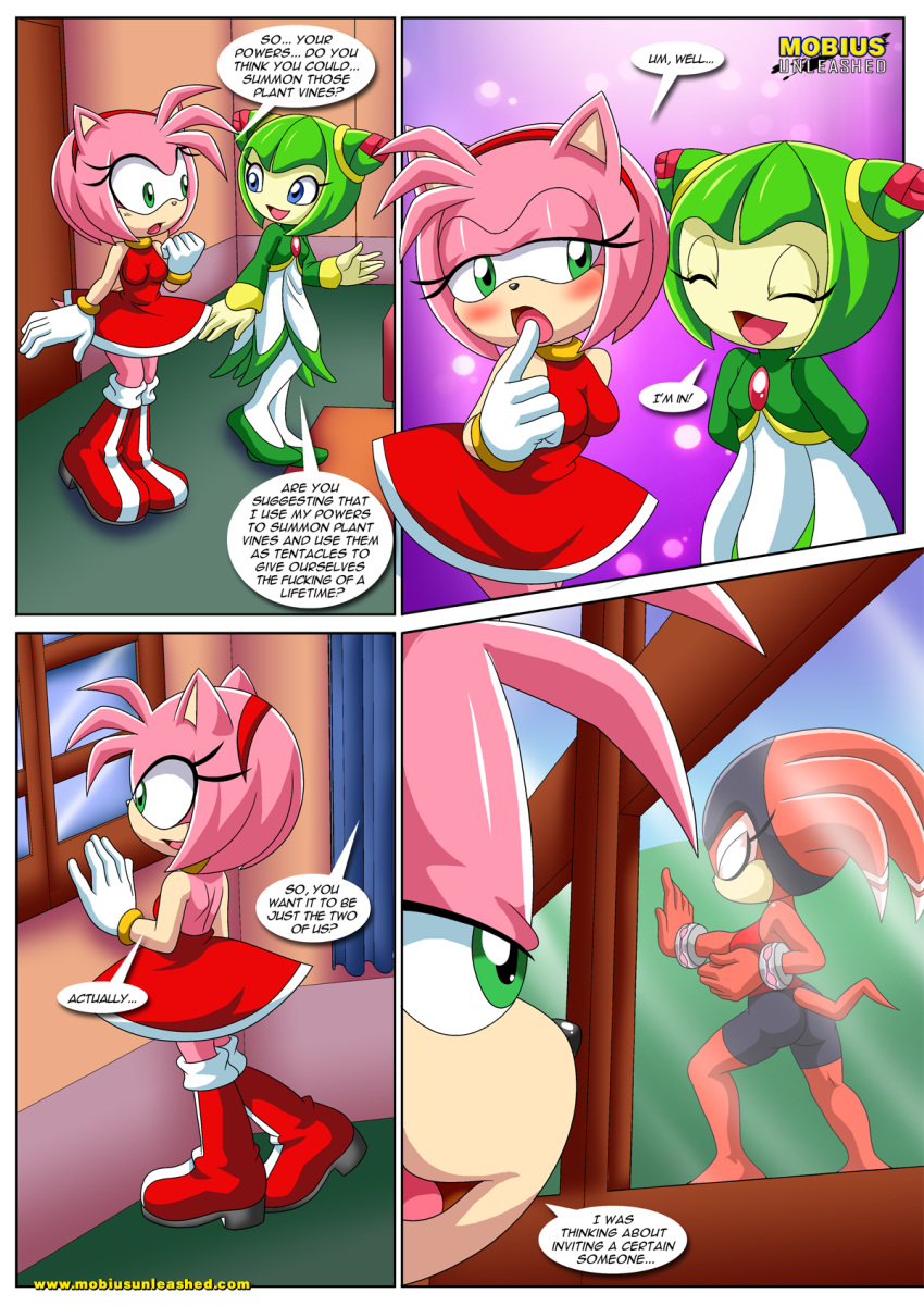 amy_rose bbmbbf cosmo_the_seedrian mobius_unleashed palcomix sega shade_the_echidna sonic_(series) sonic_the_hedgehog_(series) sonic_x tagme team_gfs'_tentacled_tale