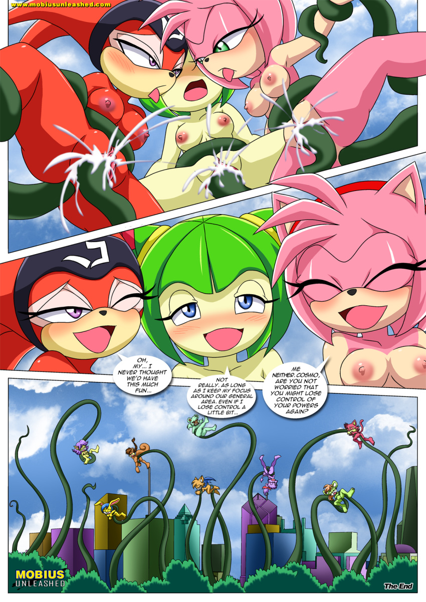 amy_rose bbmbbf cosmo_the_seedrian mobius_unleashed palcomix sega shade_the_echidna sonic_(series) sonic_the_hedgehog_(series) sonic_x tagme team_gfs'_tentacled_tale