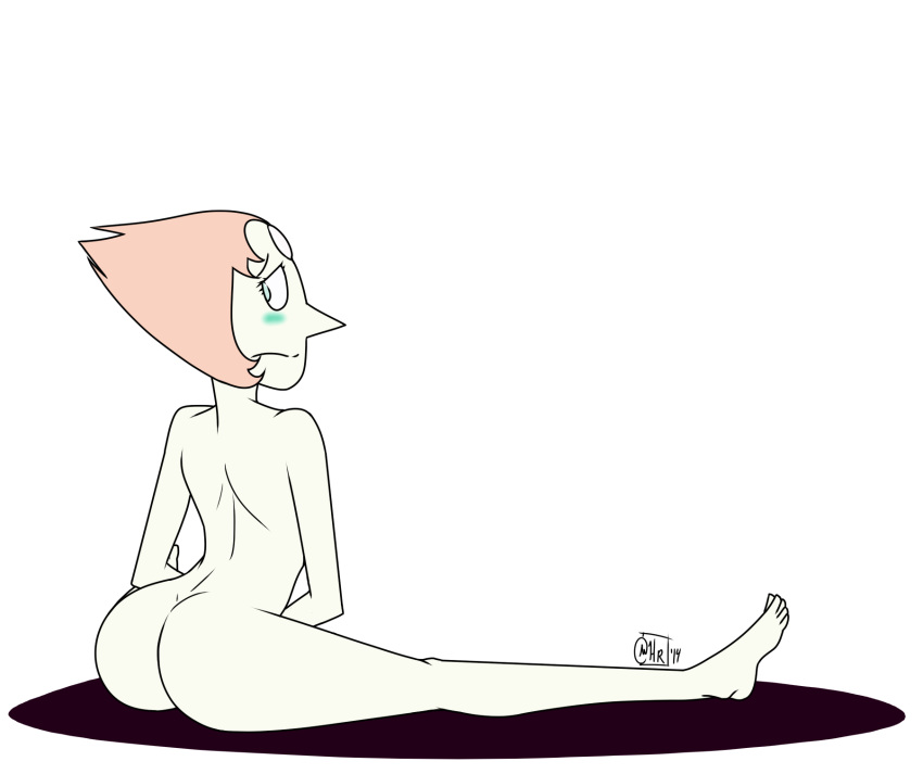 1girl ass back_view dat_ass hayden nude pearl pearl_(steven_universe) sitting spread_legs steven_universe