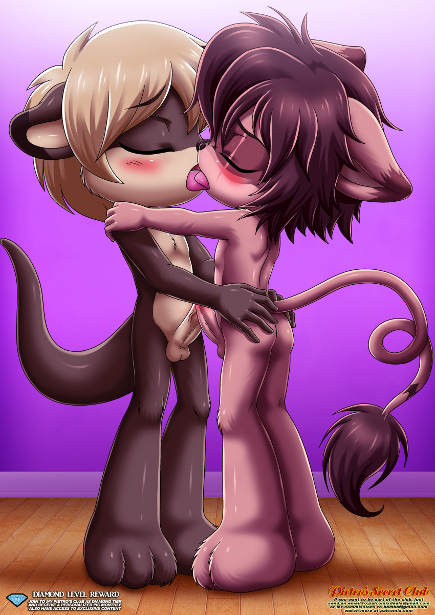 2_boys bbmbbf bomani_(little_tails) kissing lee_(little_tails) little_tails palcomix pietro's_secret_club yaoi