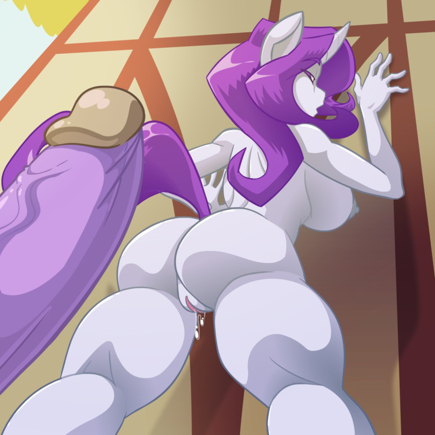 1girl 999 anthro ass big_breasts breasts equine erection friendship_is_magic furry hair horn male male/female mammal my_little_pony nipples penis purple_hair pussy rarity unicorn