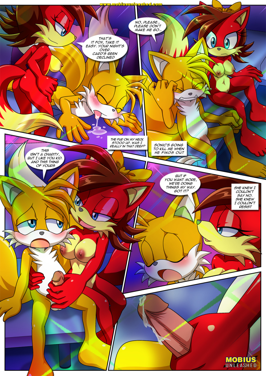 2017 2018 archie_comics bbmbbf comic fiona_fox miles_"tails"_prower mobius_unleashed palcomix red_fox_district sega sonic_(series) sonic_the_hedgehog_(series)