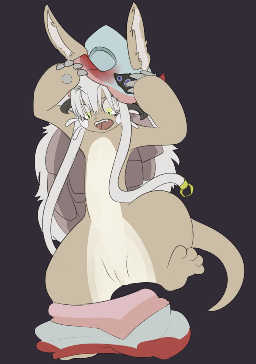 1girl adult anthro furry made_in_abyss nanachi narehate pussy
