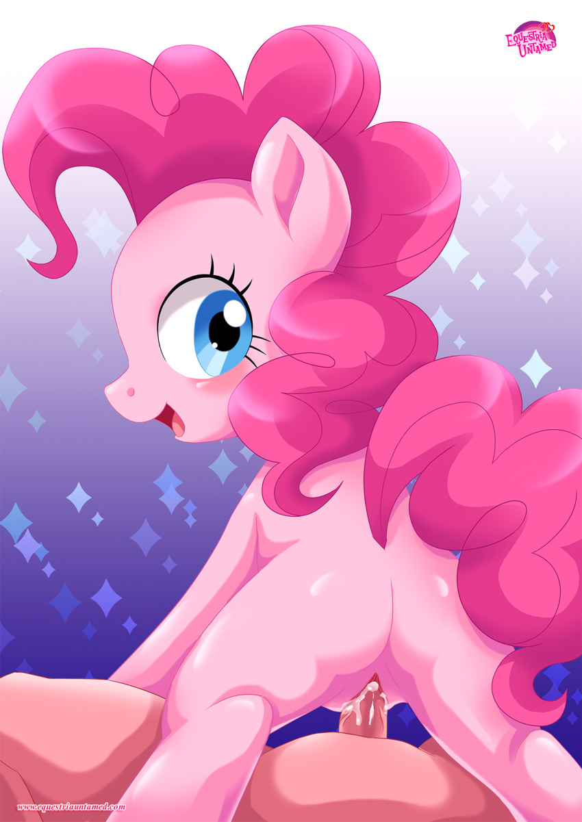 1girl 2018 all_fours ass bbmbbf blue_eyes cum equestria_untamed friendship_is_magic looking_back my_little_pony palcomix pinkie_pie pinkie_pie_(mlp) sex tail vaginal vaginal_penetration