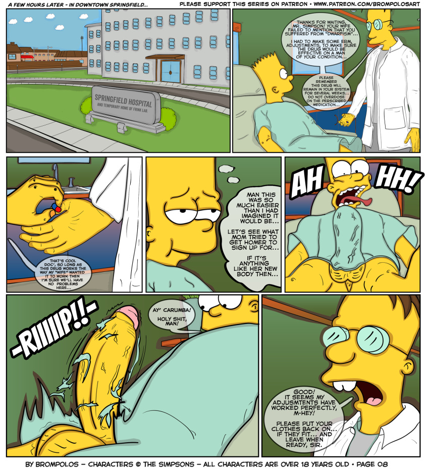 age_difference bart_simpson big_breasts breasts brompolos comic fantasy giant_breasts huge_breasts incest incest_comics marge_simpson milf mother_&amp;_son pervert sexensteins size_difference taboo the_simpsons