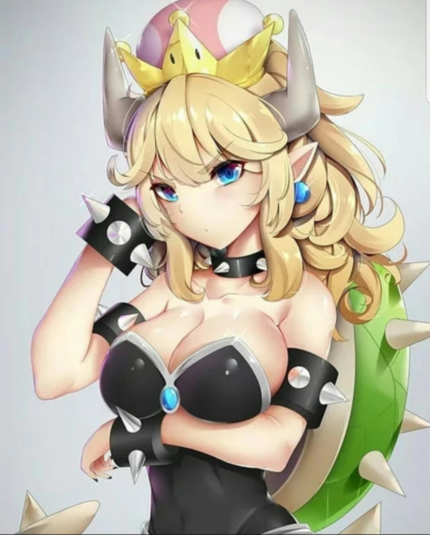 arm_crossed bowser bowsette bowsette55 crossed_arm mario_(series) nintendo perfection super_mario_bros.