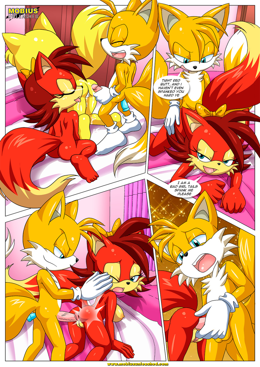 a_cock_among_siblings anal archie_comics bbmbbf doggy_position fiona_fox miles_"tails"_prower mobius_unleashed palcomix sega sonic_(series) sonic_boom sonic_the_hedgehog_(series) spanking zooey_the_fox