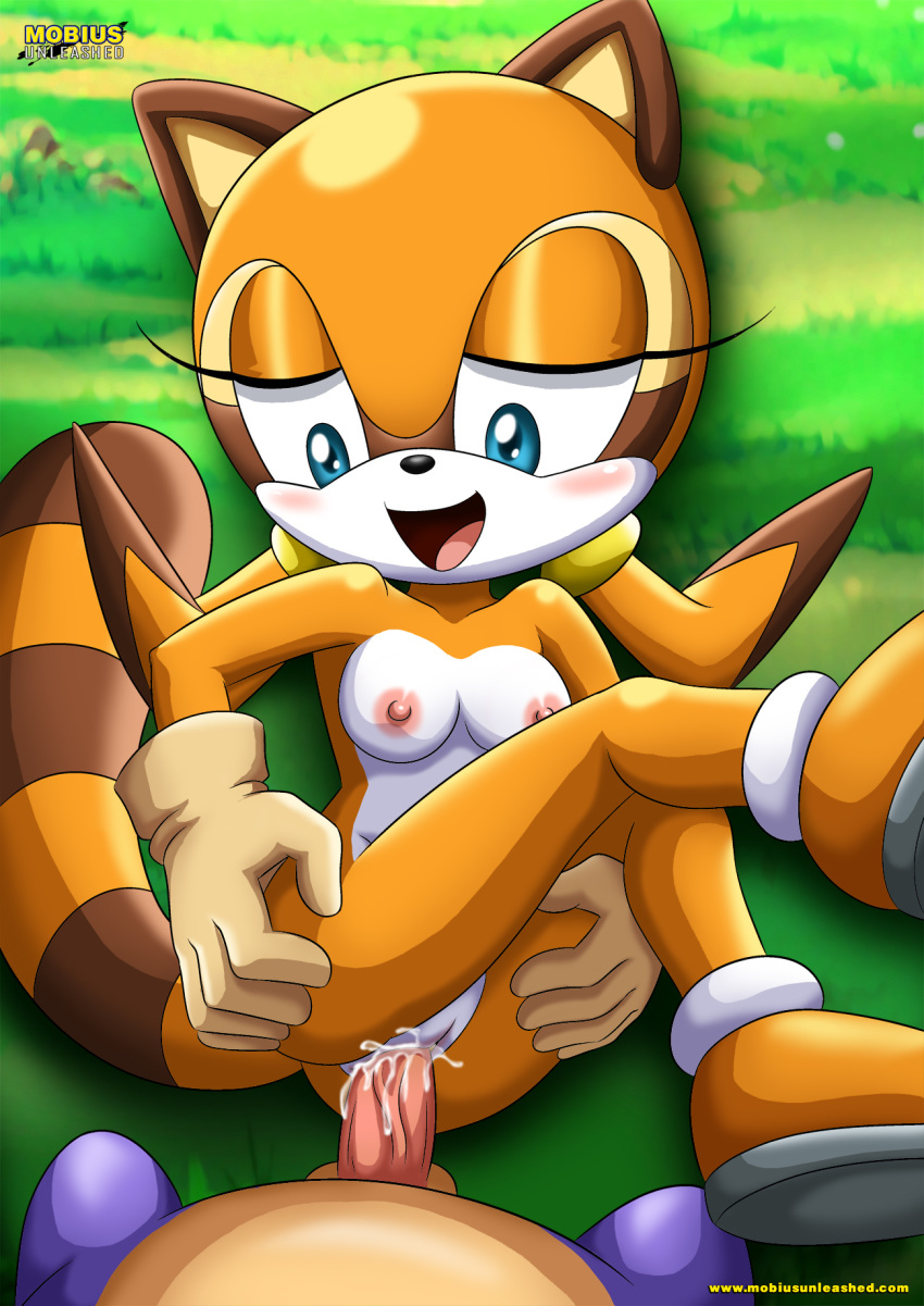bbmbbf breasts cum cum_in_pussy cum_inside grabbing_own_ass lying_on_floor marine_the_raccoon mobius_unleashed outside palcomix penis pussy sega sonic_(series) sonic_the_hedgehog_(series) trevor_burrow_the_mole