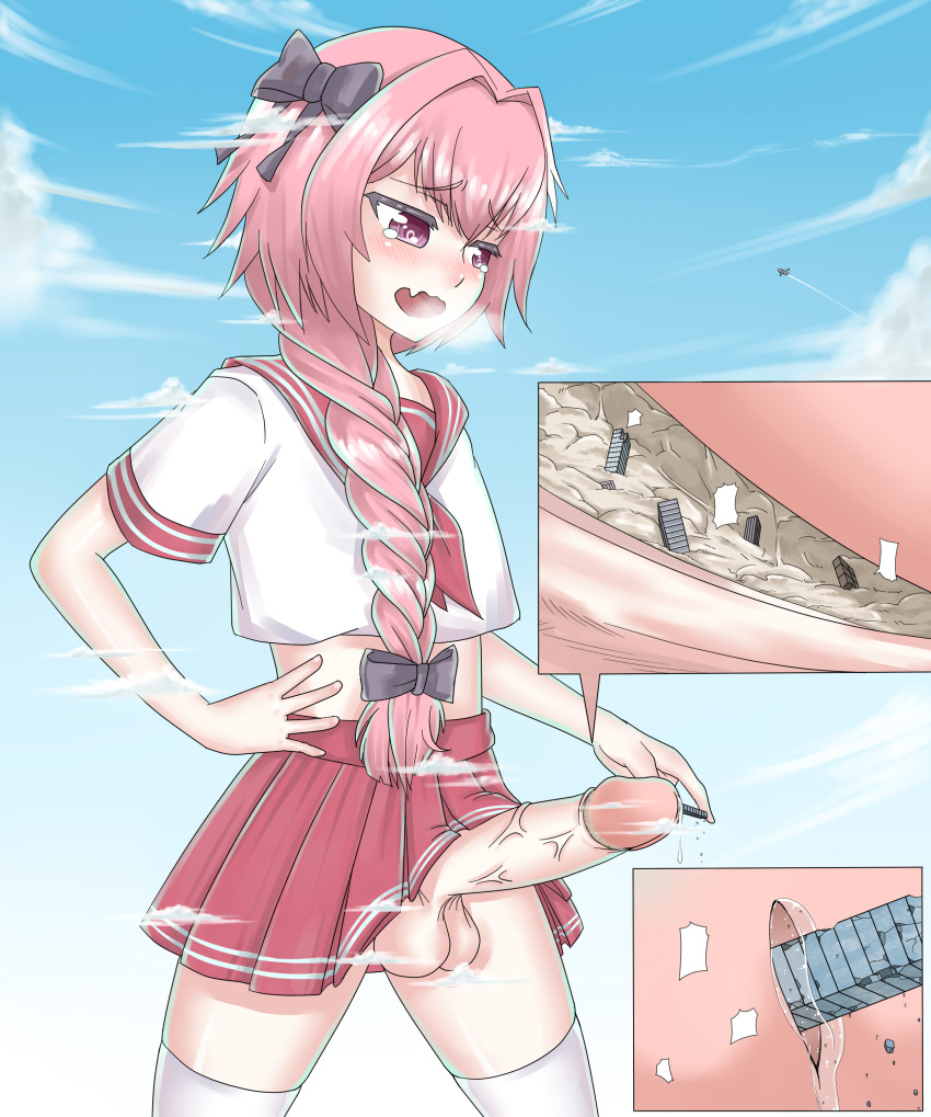 1boy 1male astolfo_(fate) building building_sex buildings cock_hungry cock_vore fate_(series) giant giga horny insertion inside inside_view internal internal_view macro male male_only mega_giant penis penis_insertion people pink_hair pleasure_face precum_drip precum_leaking trap vore