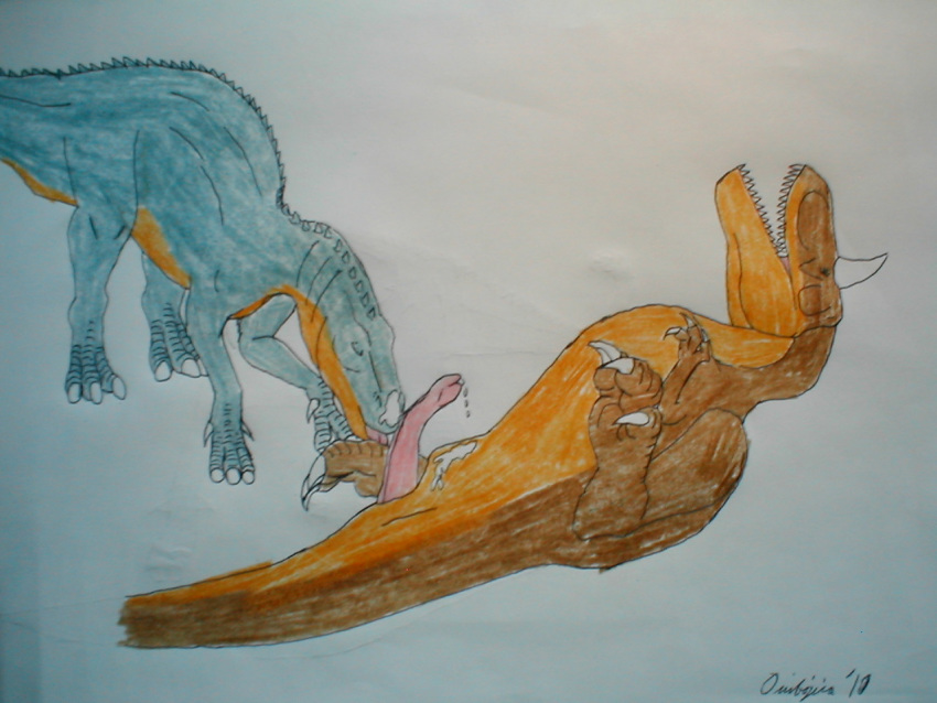 carnotaur dinosaur disney's_dinosaur horn neera penis scalie sharp_teeth