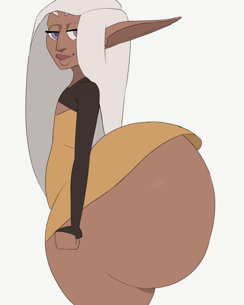 1boy androgynous animated brown_hair butt_expansion dat_ass femboy gif gigantic_ass original_character shaylee trap yelftea