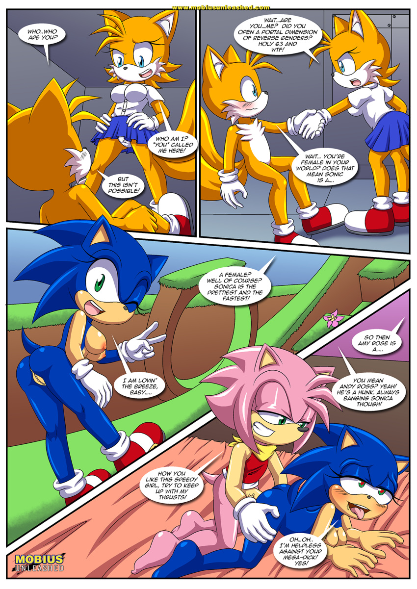 amy_rose bbmbbf comic genderbend go_fuck_yourself,_tails_(comic) miles_"tails"_prower millie_tailsko mobius_unleashed palcomix sega sonic_the_hedgehog sonic_the_hedgehog_(series) sonica_the_hedgehog