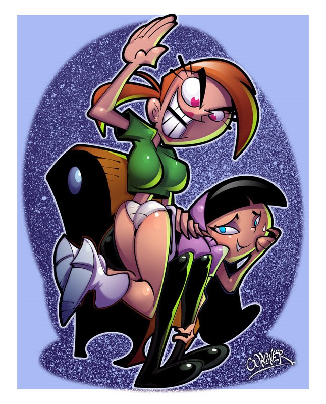 ass breasts spank teeth the_fairly_oddparents trixie_tang vicky(fop) wagner...