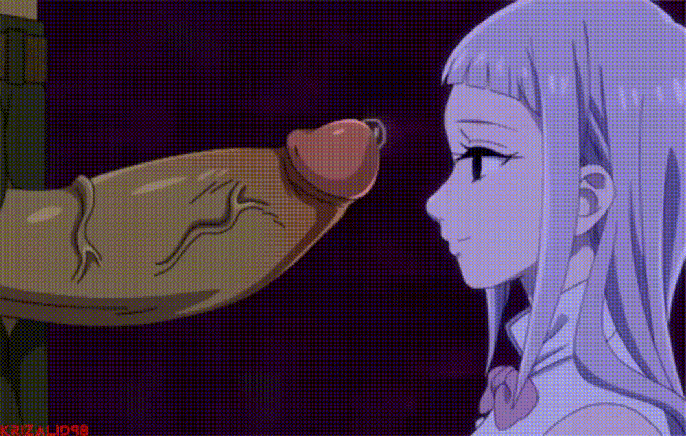 1boy 1girl anime deepthroat edit fellatio krizalid98 lick licking licking_p...