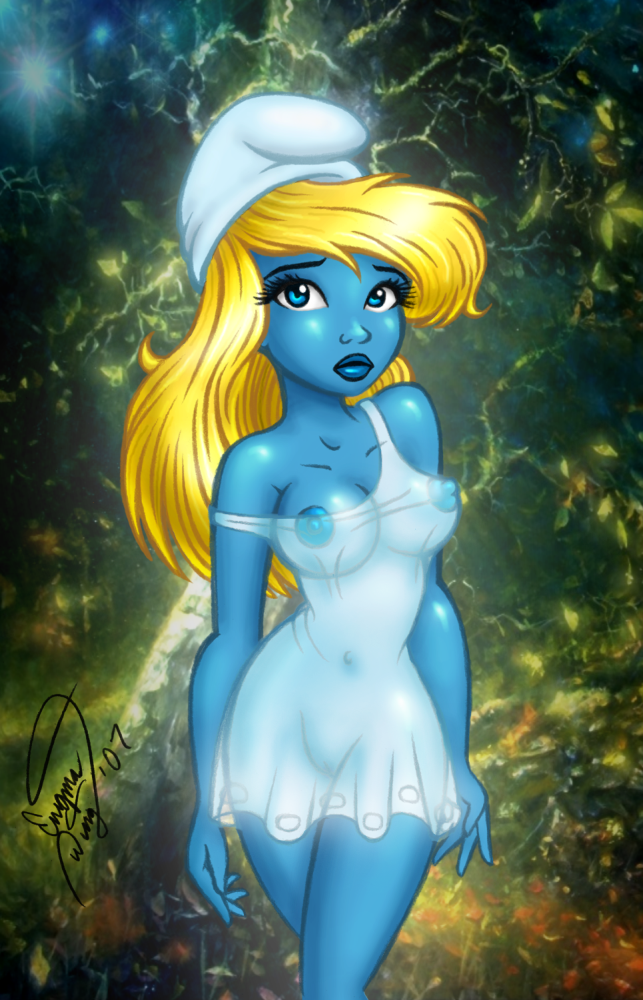breasts enigmawing nipples smurfette the_smurfs.
