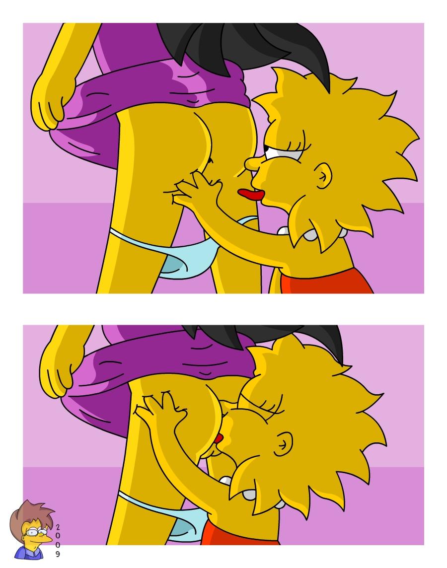 hairless_pussy jessica_lovejoy legs licking lisa_simpson open_mouth oral or...