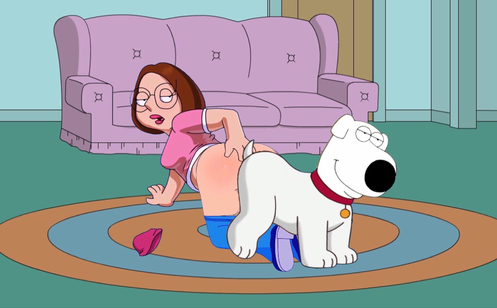 beastiality brian_griffin brunette canine family_guy knotted meg_griffin wh...