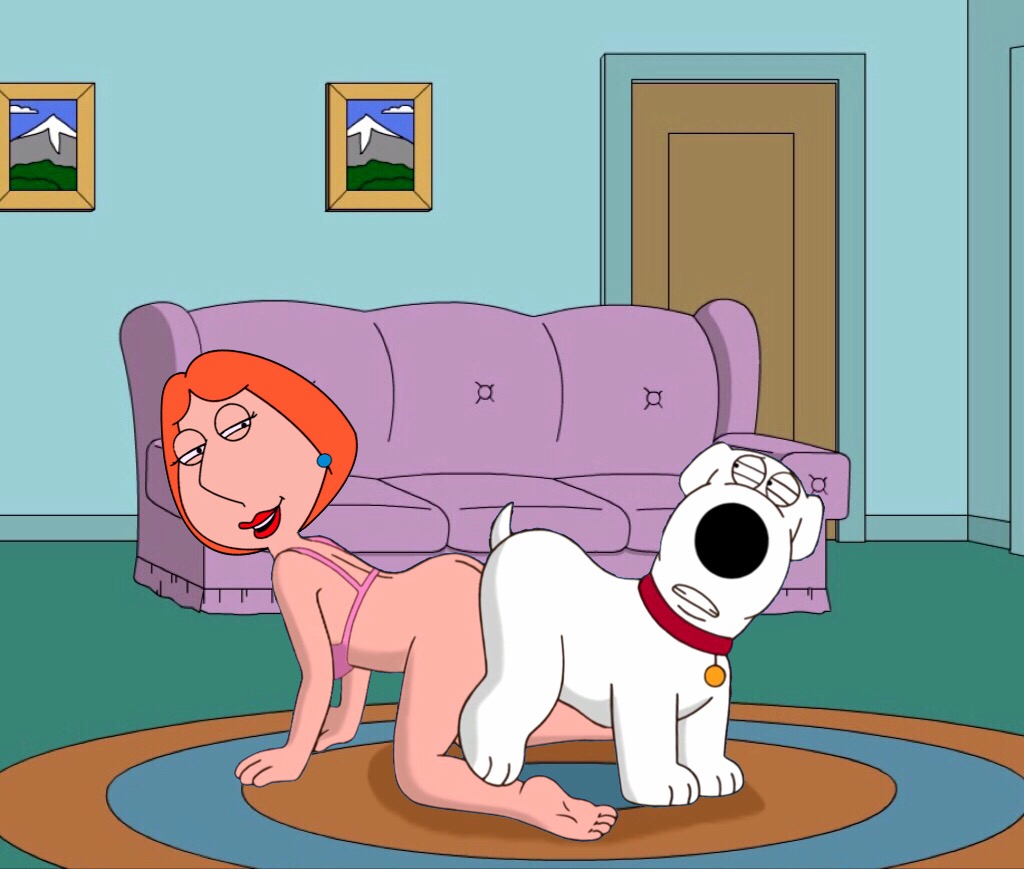 brian_griffin doggy_position family_guy knotted lois_griffin.