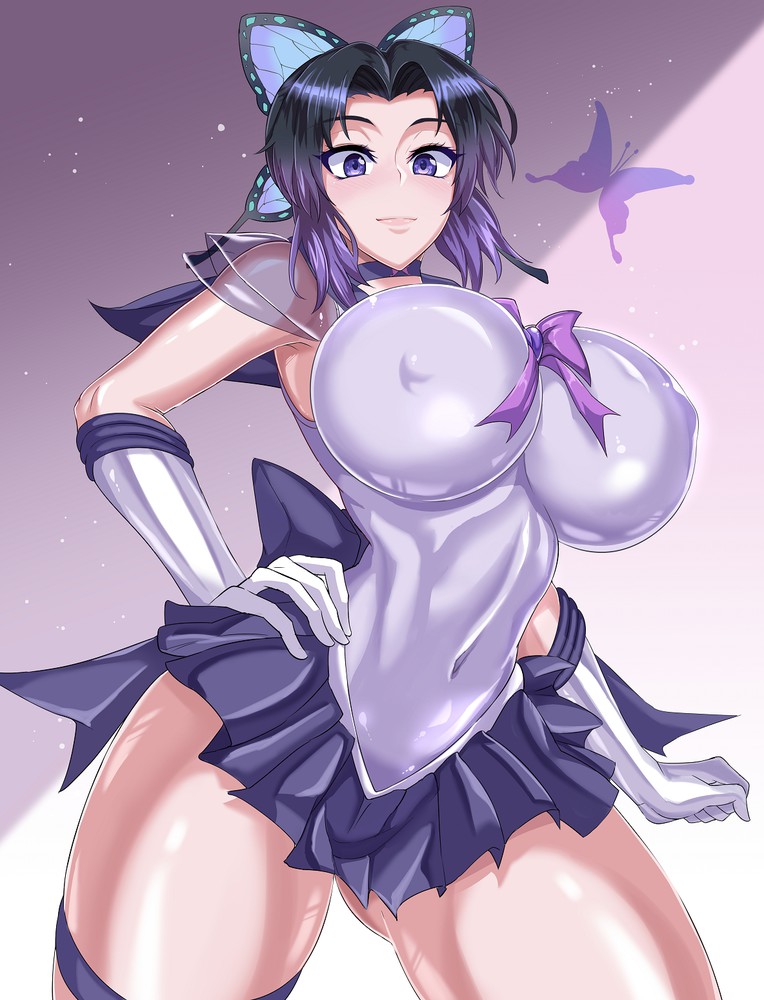 1girl alternate_costume big_breasts breasts cosplay impossible_clothes jet(...