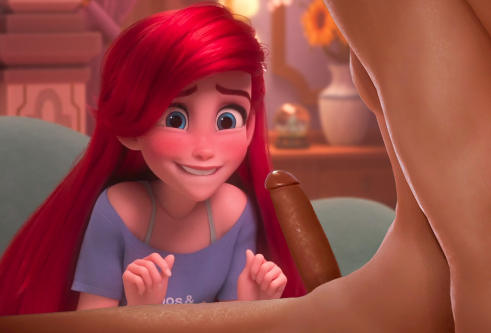cute grin red_hair the_little_mermaid wreck-it_ralph.