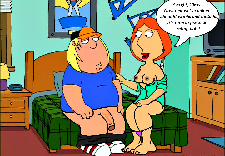 ass breasts chris_griffin erect_nipples family_guy incest lois_griffin nipp...