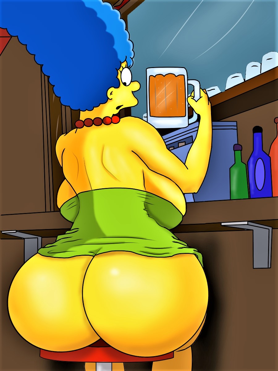 Big booty marge simpson