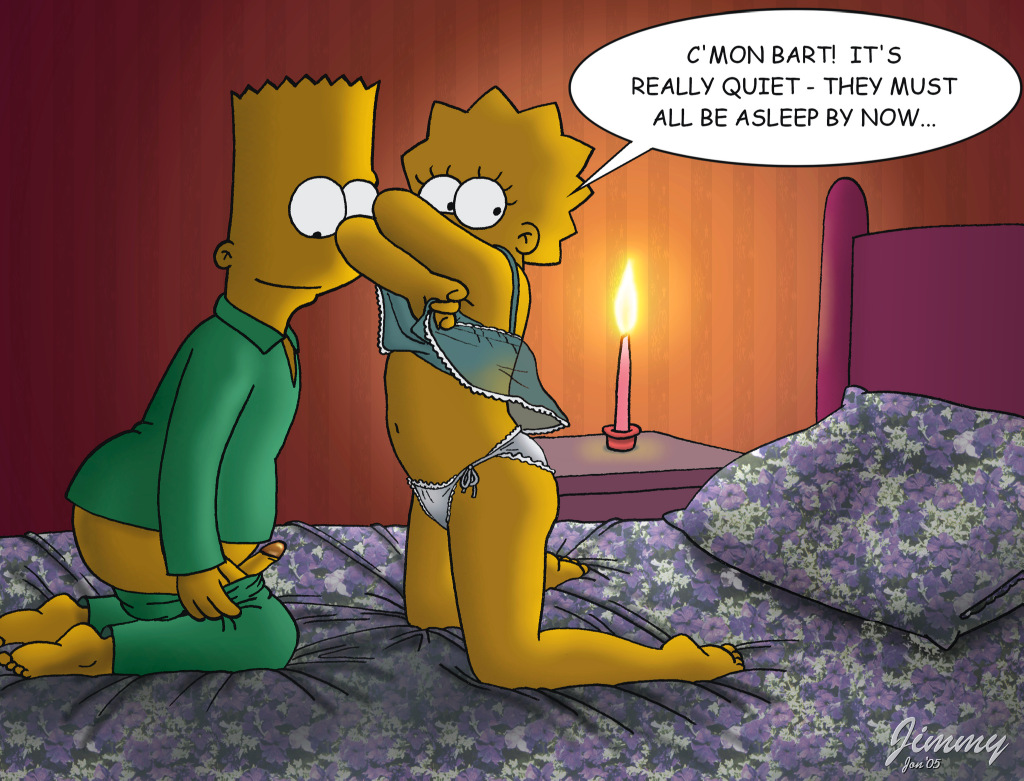 bart_simpson before_sex brother_and_sister incest jimmy(artist) lisa_simpso...
