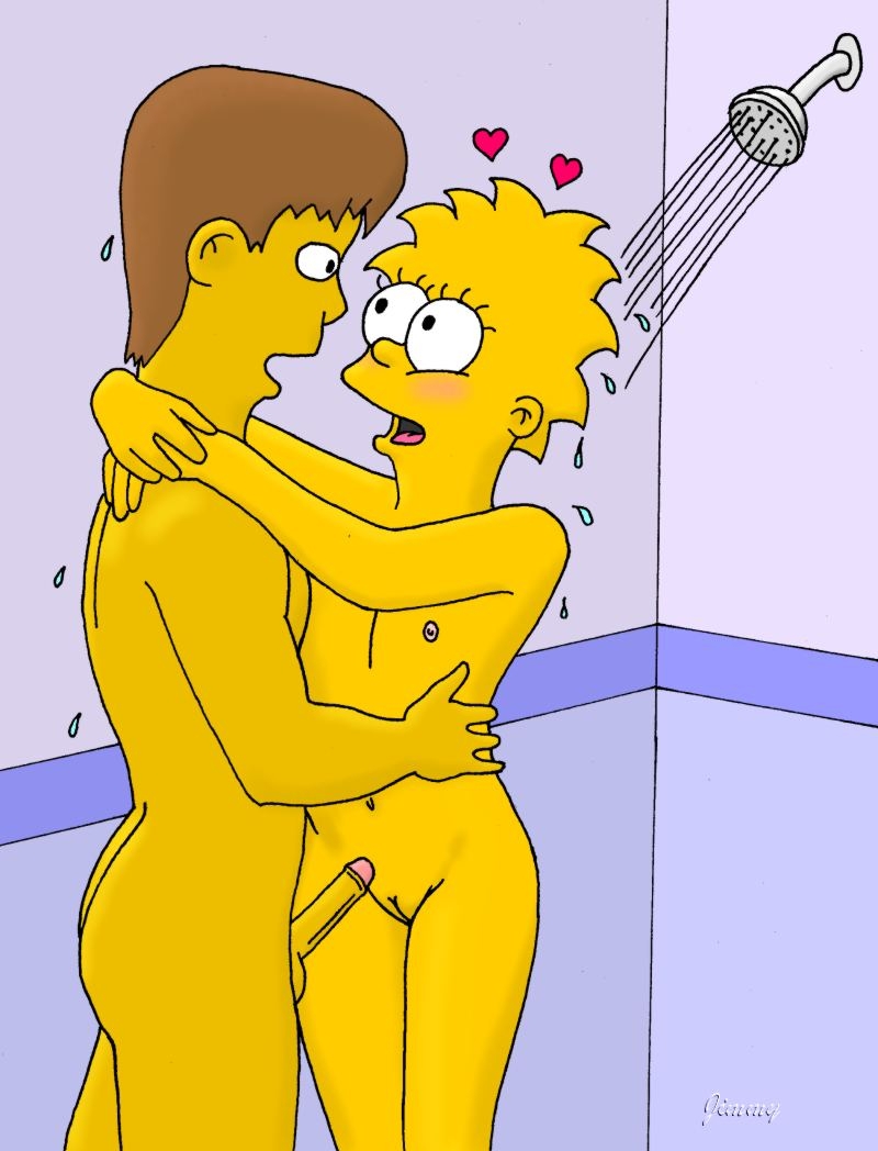 Xbooru Corey Jimmy Lisa Simpson The Simpsons Yellow Skin 34521