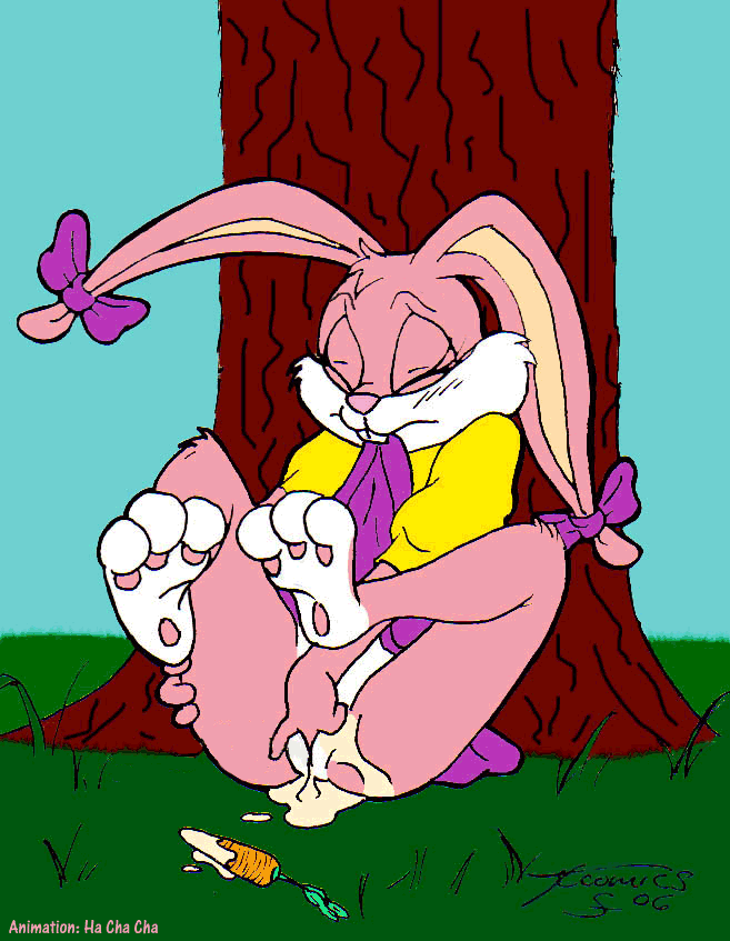 animated babs_bunny carrot furry gif ha_cha_cha ha_cha_cha(artist) jk squir...