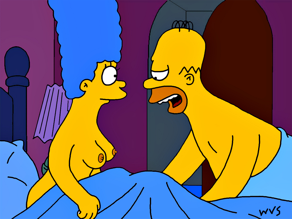 homer_simpson marge_simpson tagme the_simpsons yellow_skin.