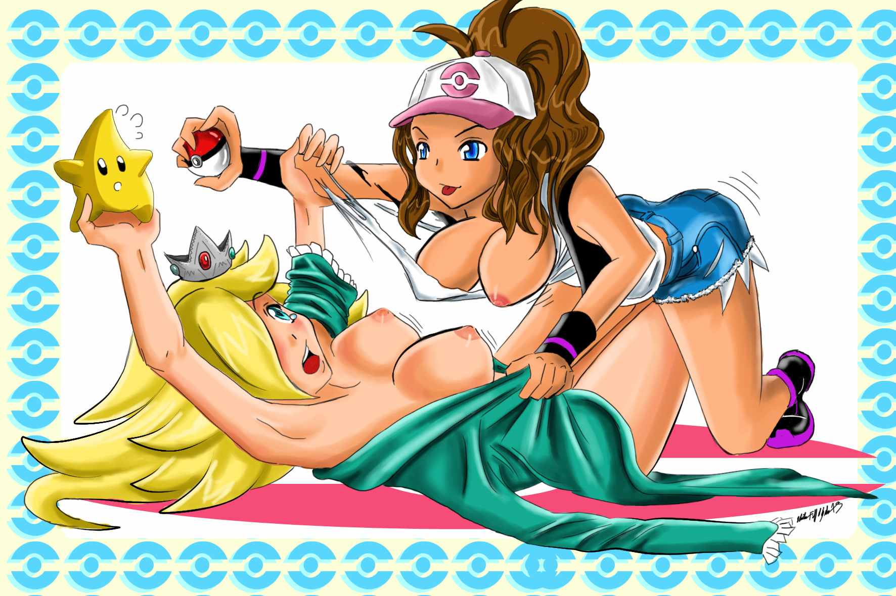 Nintendo girls hentai фото 24