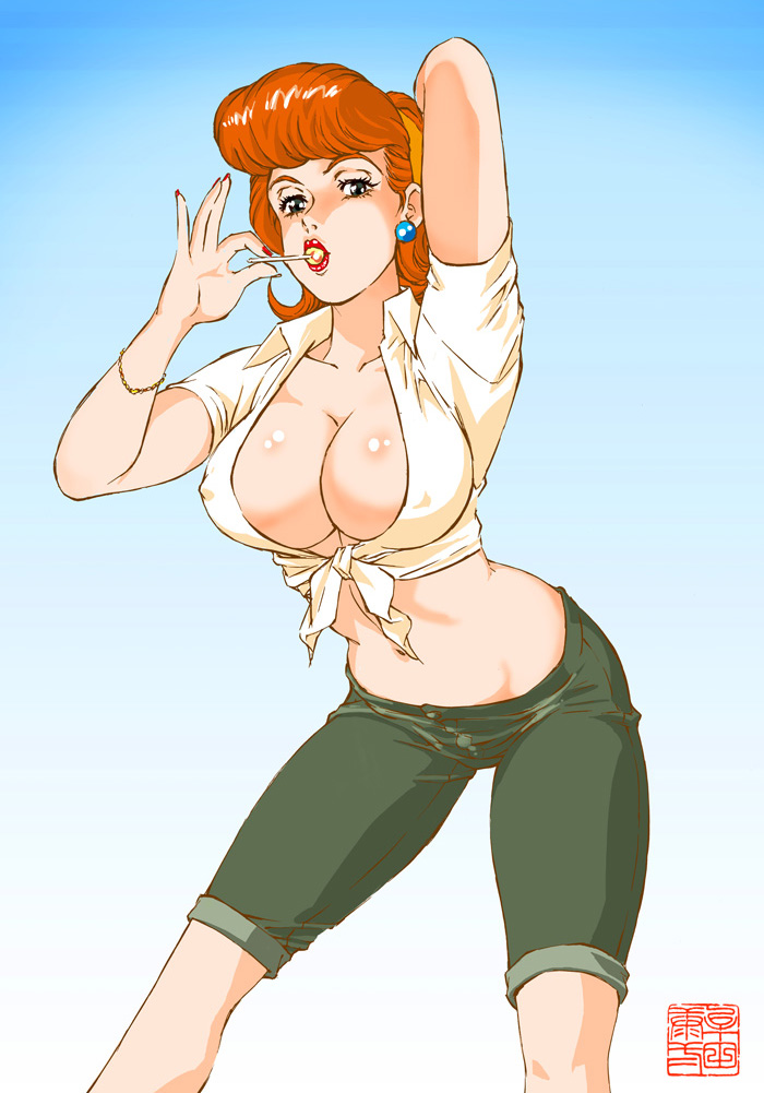 artist_request breasts cleavage linda_flynn-fletcher lollipop phineas_and_f...