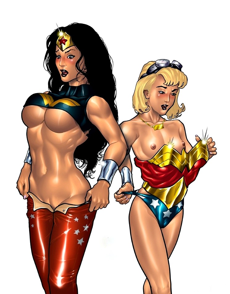 dc_comics diana_prince dressing female_only hair small_breasts tcatt wonder_...