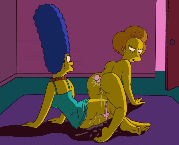 Xbooru Edna Krabappel Marge Simpson Tagme The Simpsons Yellow Skin 345067