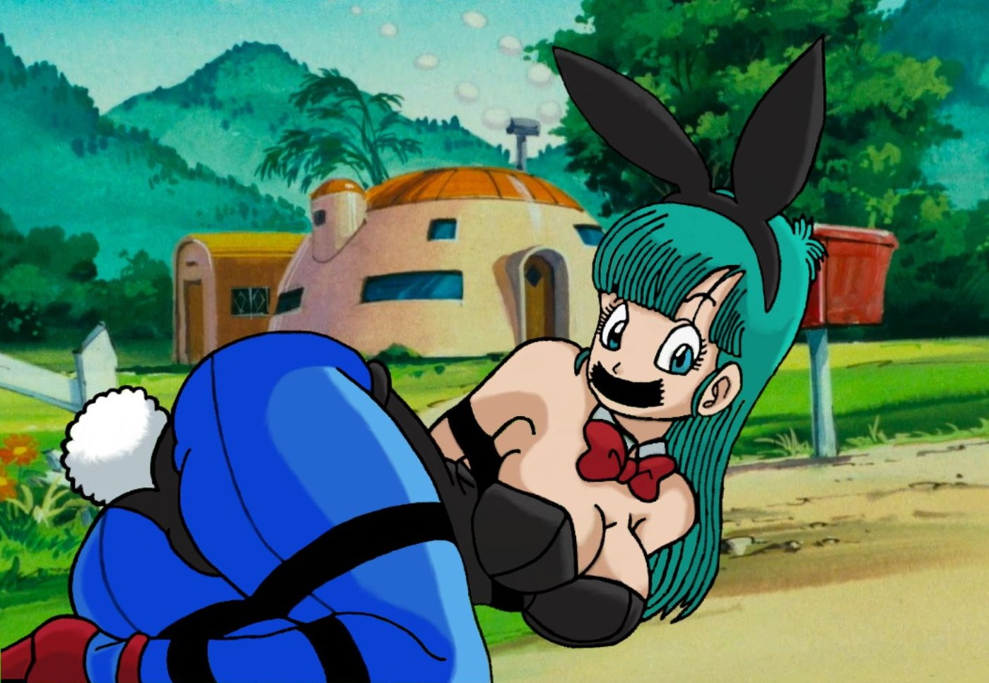 Bulma bunnysuit