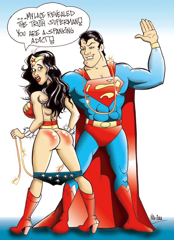 big_ass dc spank spanked spanking superman wonder_woman.
