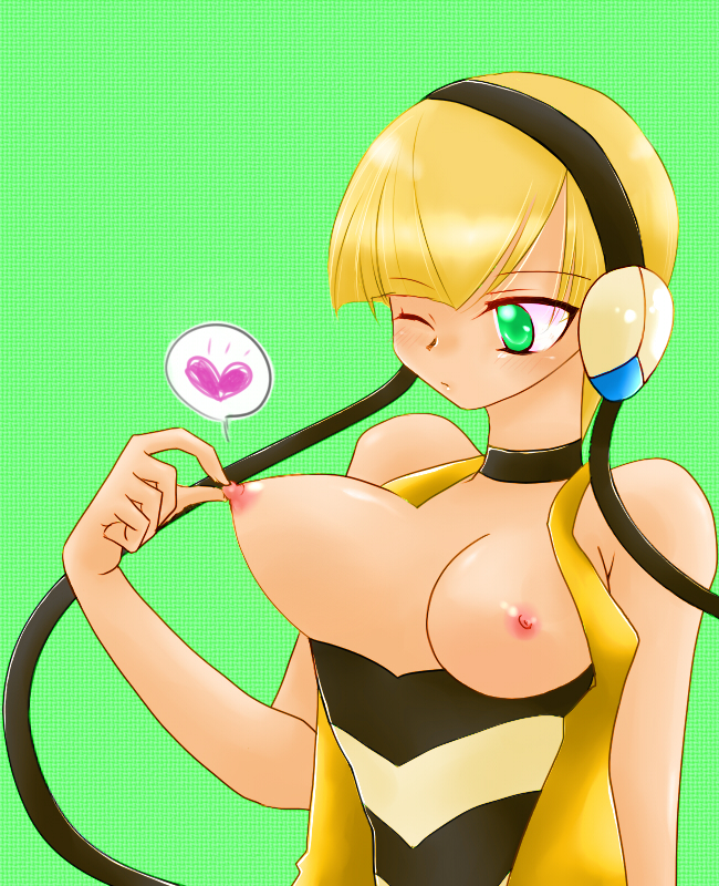 big_breasts blush breasts gym_leader heart kamitsure(pokemon) large_breasts...