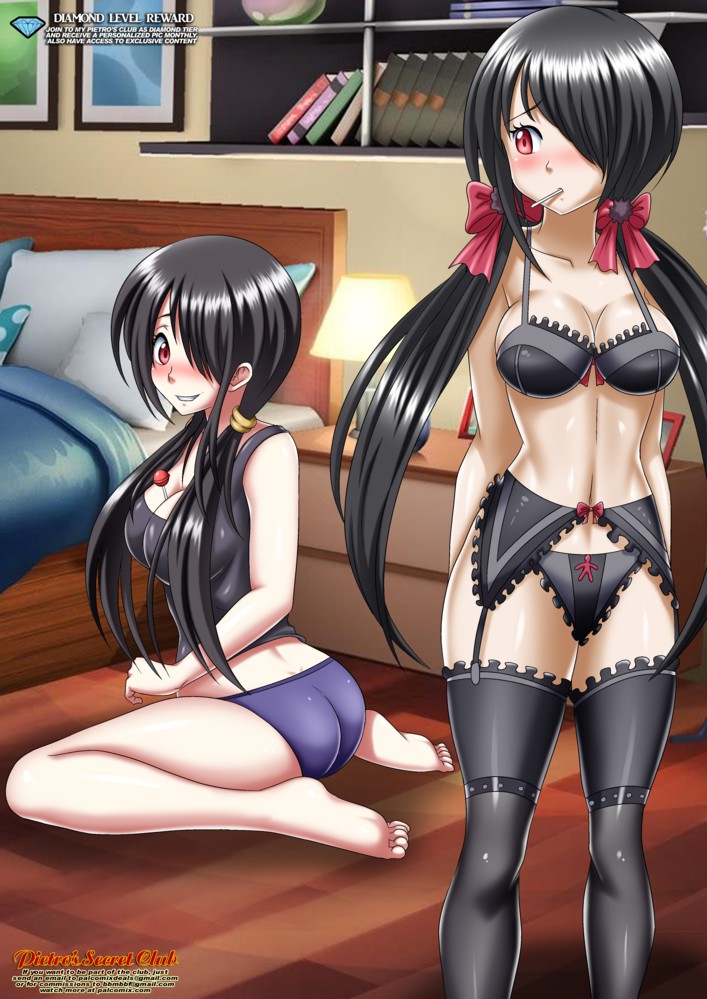 Xbooru - bbmbbf date a live dual persona lingerie palcomix p